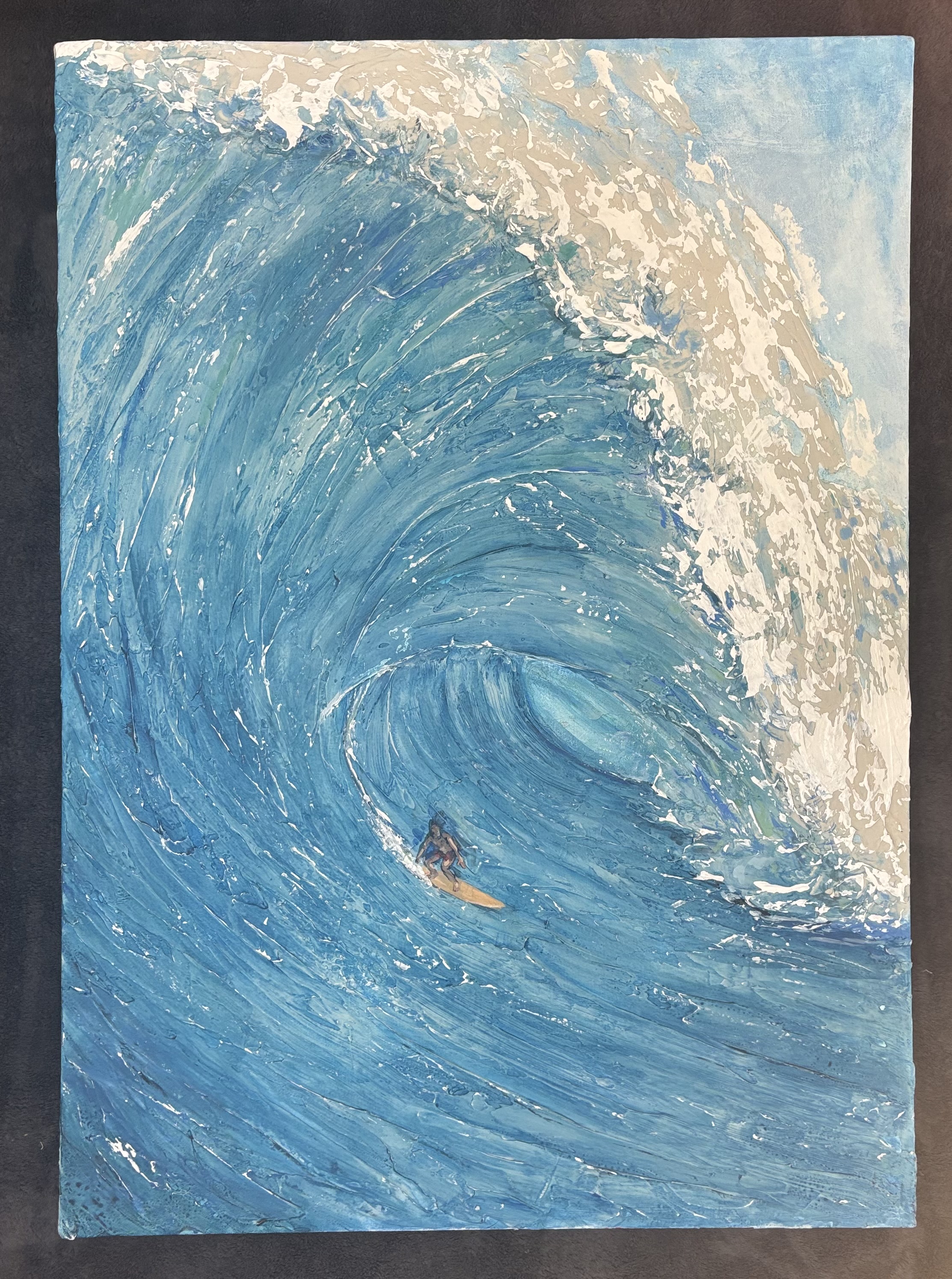 In the Barrel — painting